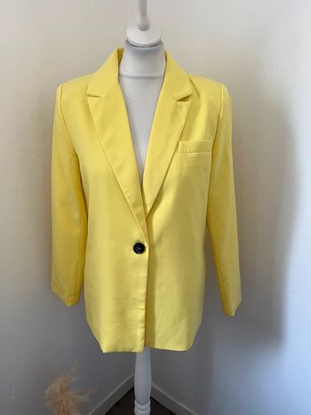 Veste blazer jaune missguided S