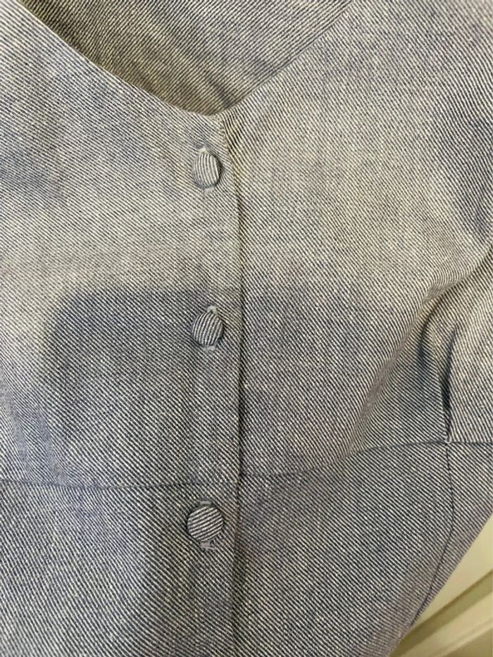 Chemisier Camaïeu – Taille M – Mélange Lin/Viscose/Coton - photo numéro 4