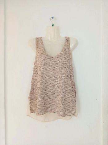 Débardeur chic dos nu transparent femme w