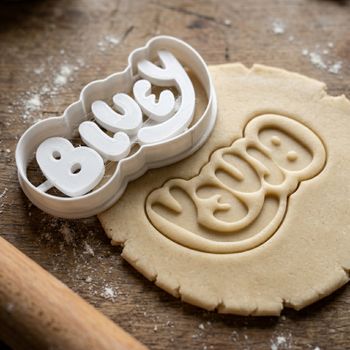Emporte-pièce Bluey - Découpoir texte pour biscuits, sablés et pâte à sucre