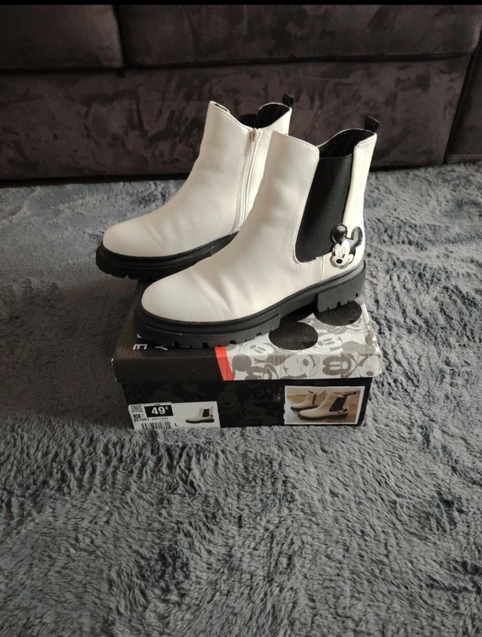 Bottines blanches pointure 39 Disney