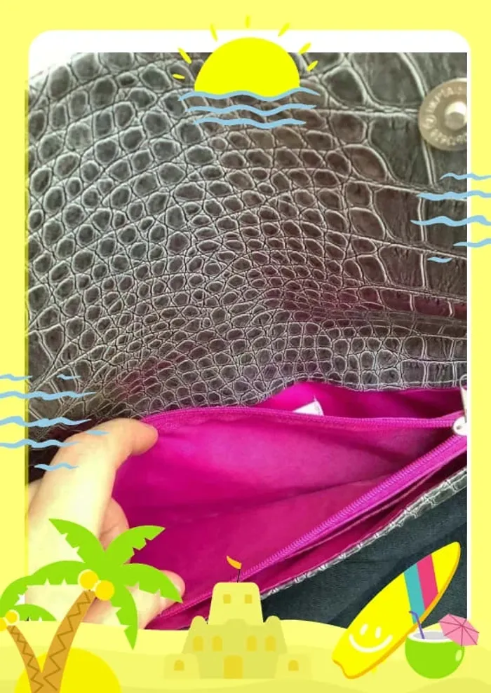 Sac à bandoulière gris foncé pochette Design by cmp - photo numéro 10