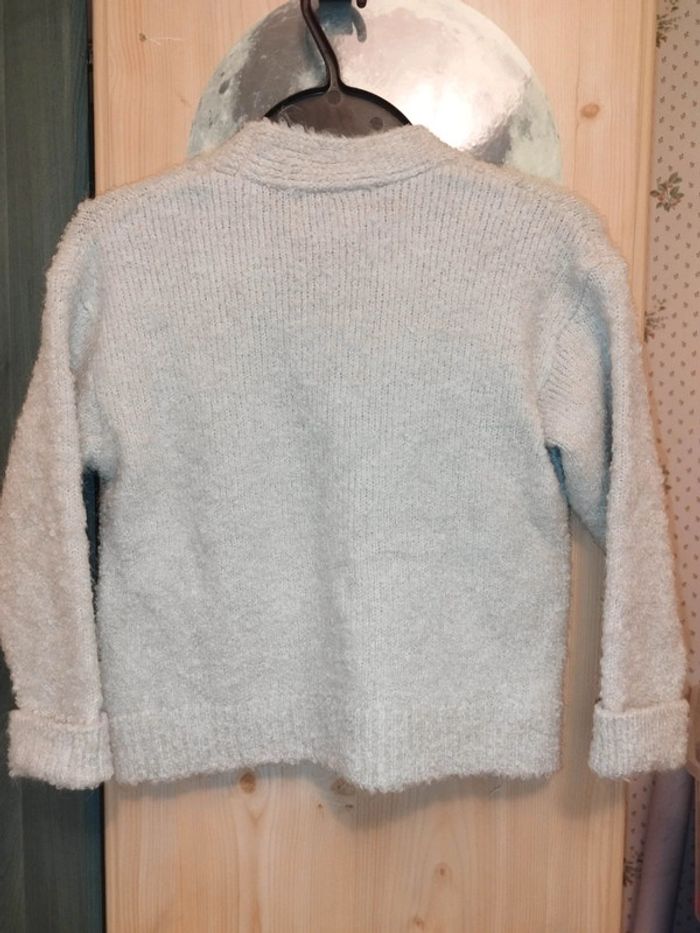 Cardigan/gilet/pull boutonné beige - photo numéro 11