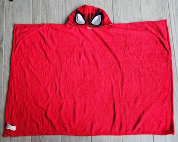 Poncho plaid spiderman
