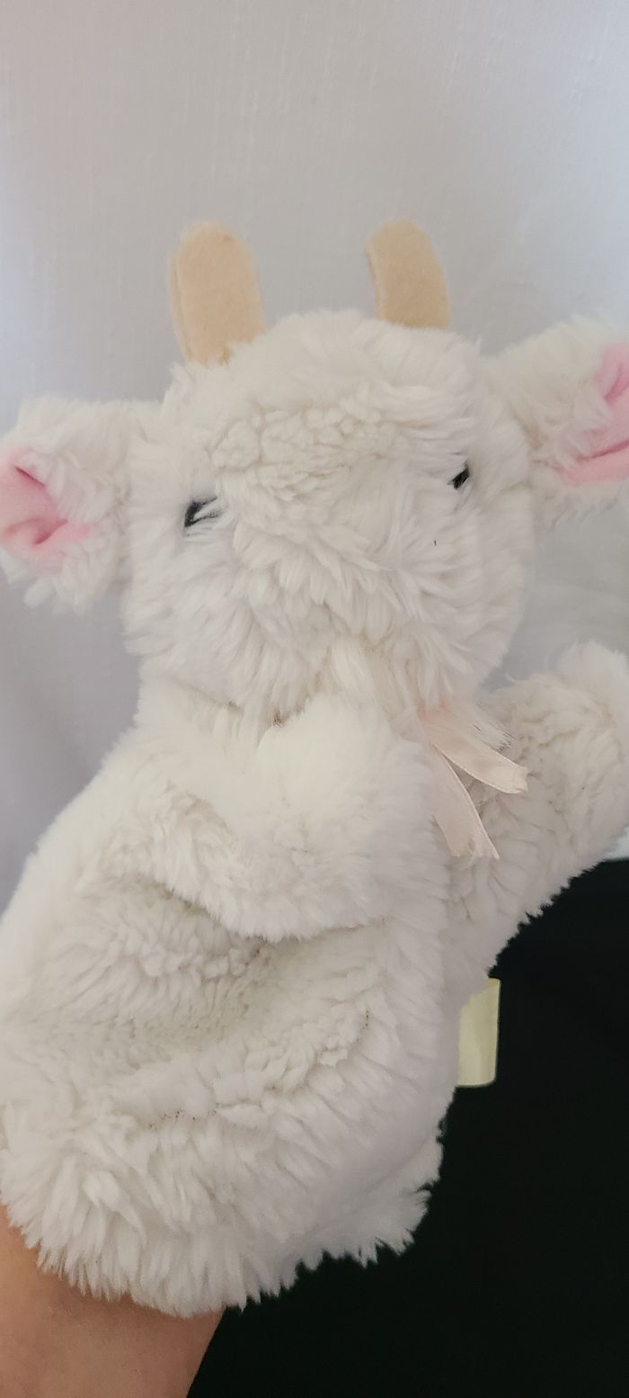 doudou marionnette chèvre  baby nat