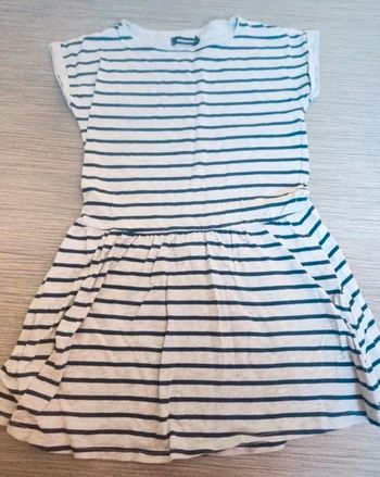 Robe marinière en coton