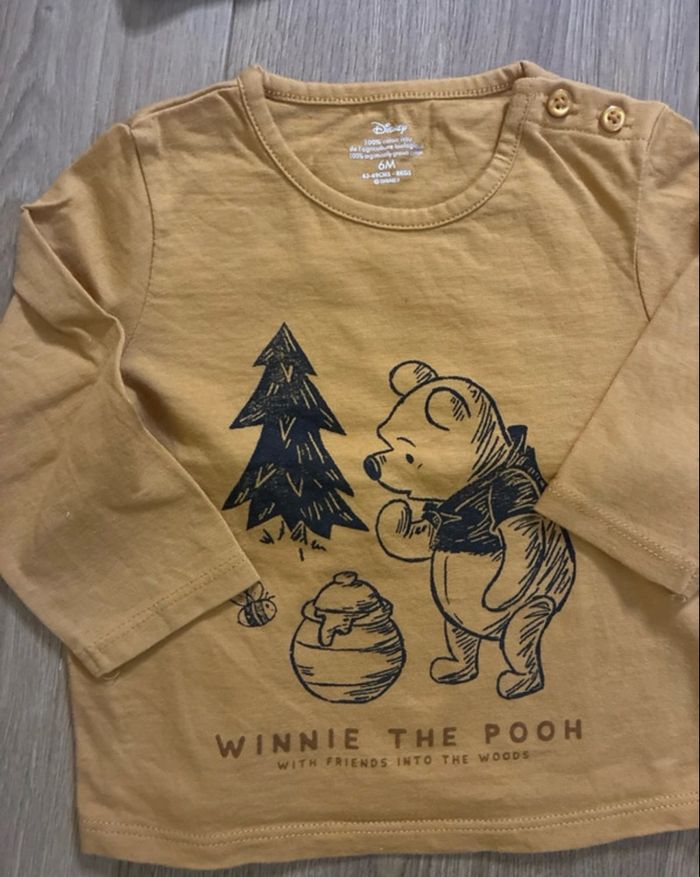 ✨ Lot de 4 t-shirts Disney – 6 mois ✨ - photo numéro 3