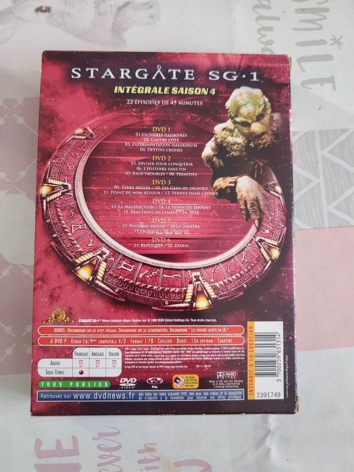 Coffret dvd stargate SG.1 - photo numéro 3