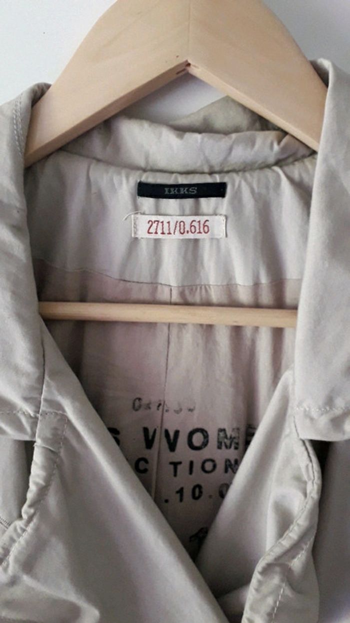 Trench ikks beige - photo numéro 2