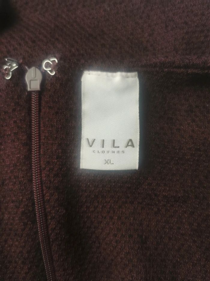 Magnifique robe Vila aubergine - photo numéro 5