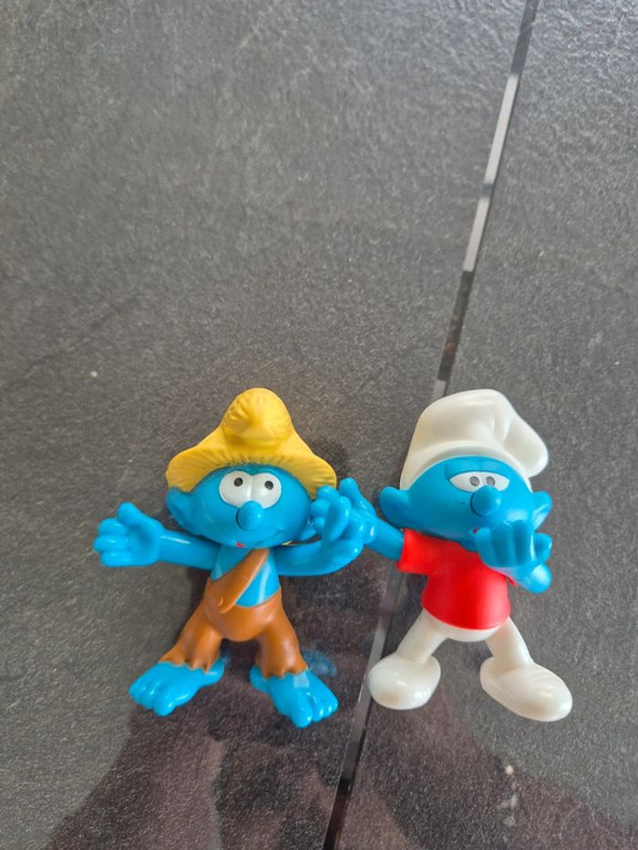 2 Figurines Schtroumpf - photo numéro 4