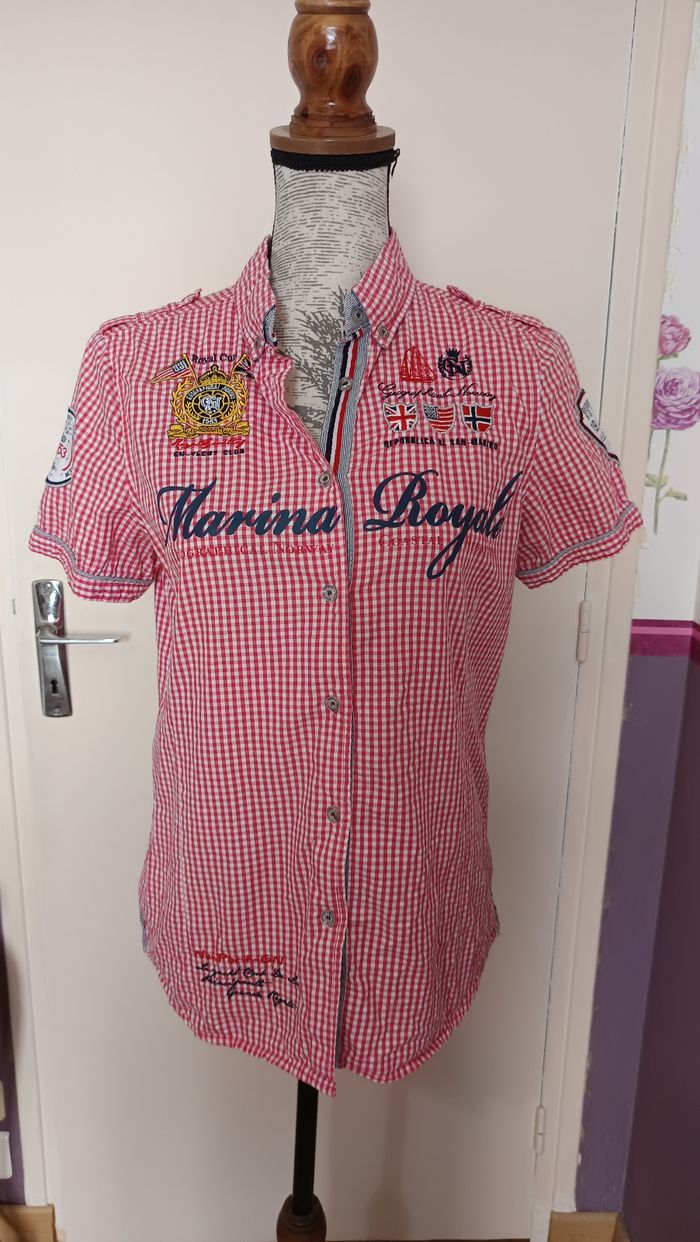 Chemise à carreaux taille 38 - photo numéro 3