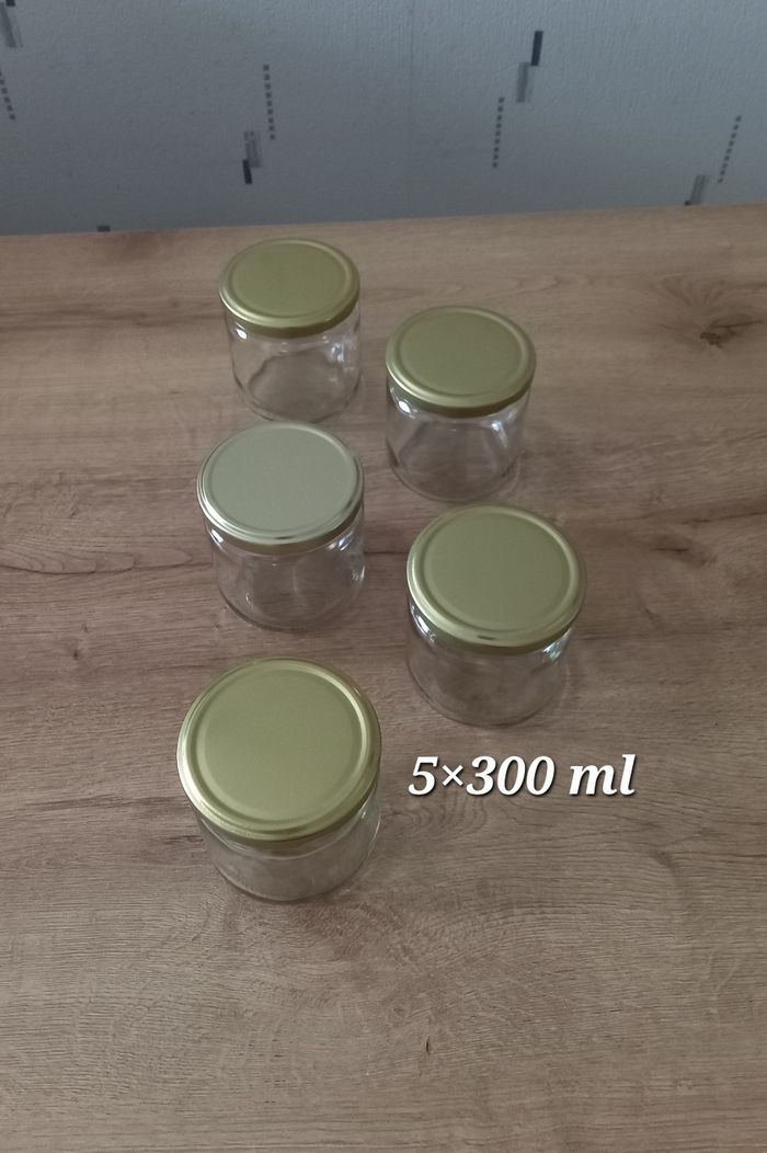 Pots en verre 5×300 ml + 3×180 ml. - photo numéro 2