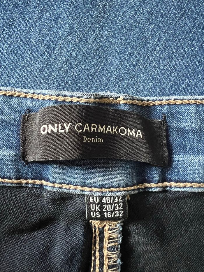 Jean skinny bleu foncé taille 48 Only Carmakoma - photo numéro 2