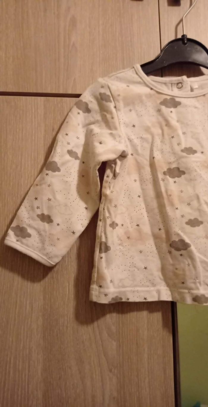 T-shirt manches longues taille 12 mois - photo numéro 4