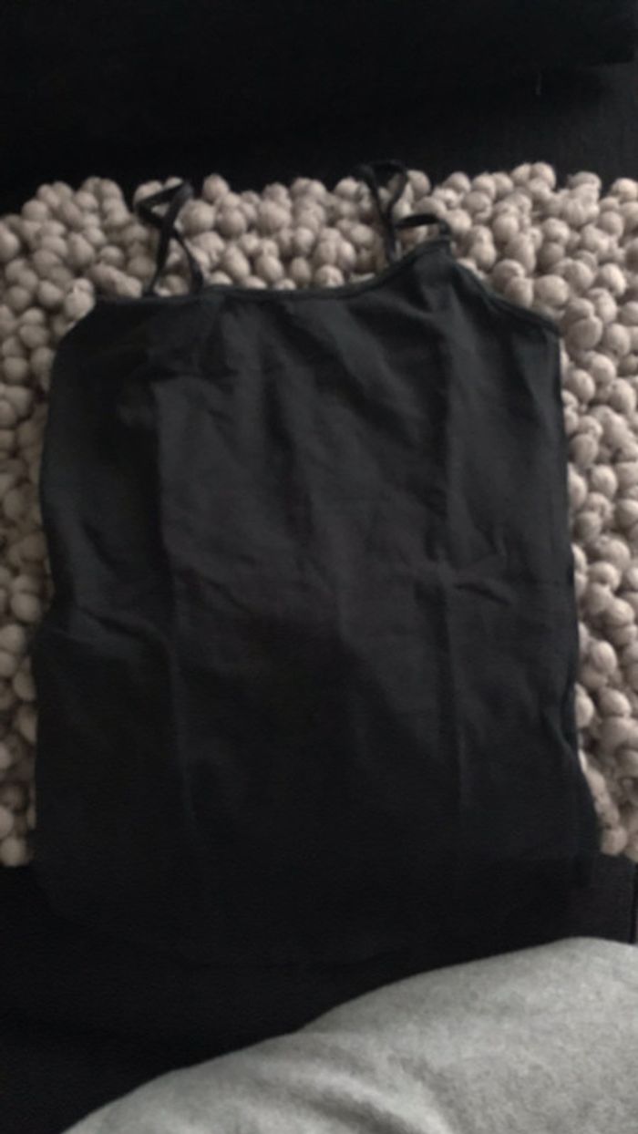 Débardeur basique noir taille 0