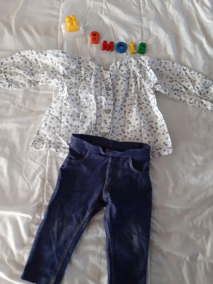 Tunique et legging Tex - 9 mois