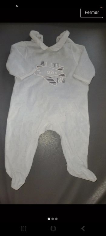 Grenouillère garçon 3 mois