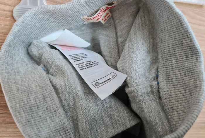 Short été bébé moltoné gris 6 mois neuf - photo numéro 7