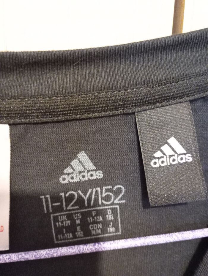 Tee shirt adidas fille 11/12 ans - photo numéro 4