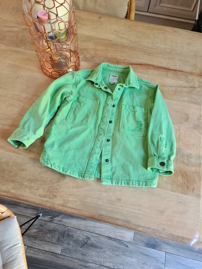 Veste en jean vert 5ans creeks