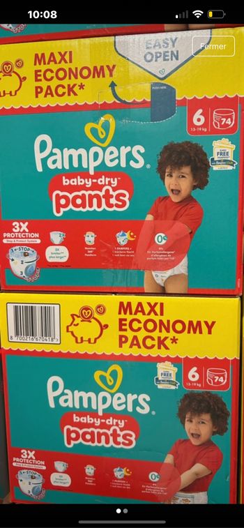 Pampers pants