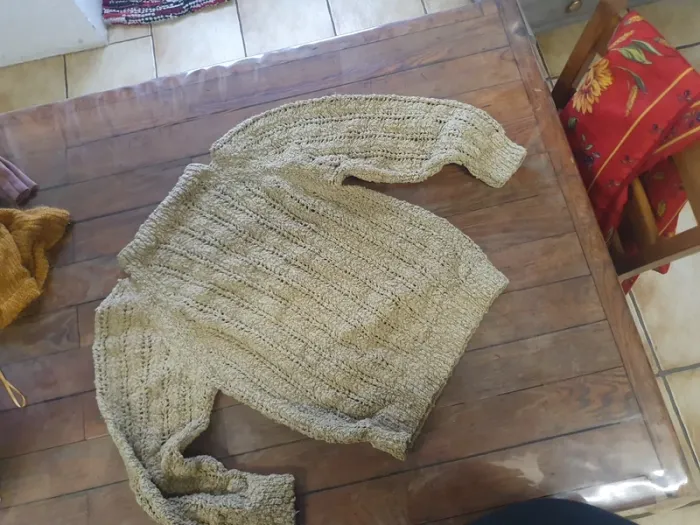 Pull grosse maille