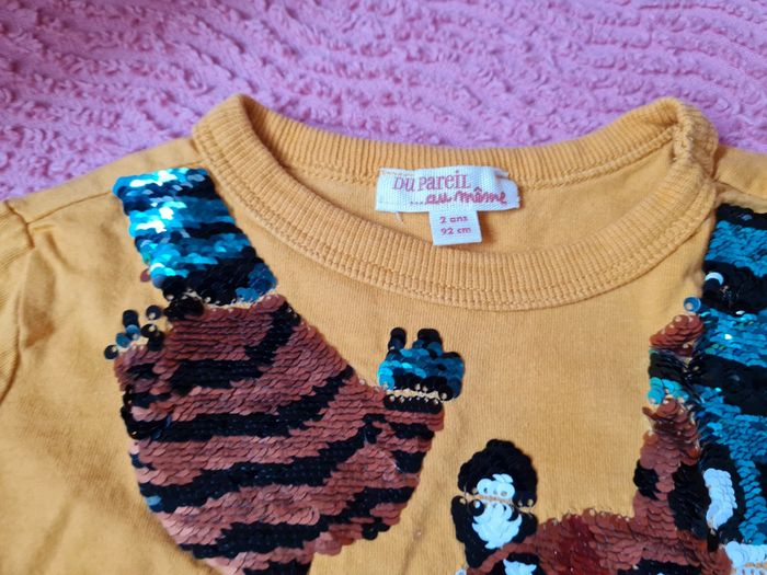 Lot 2 tee shirt garçon DPAM 2 ans - photo numéro 4