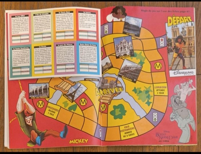 Ancien journal de mickey avec cadeau jeu de piste le Bossu de notre dame N°2356 de 1997 vintage - photo numéro 4