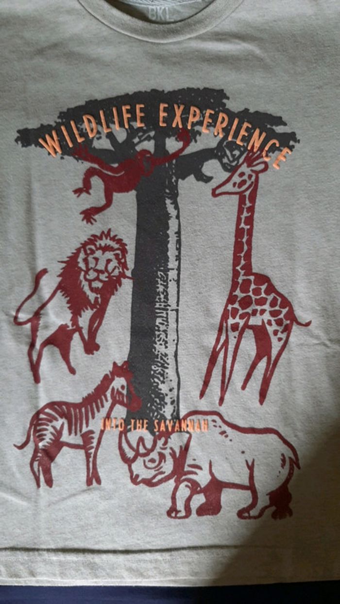 t-shirt thème savane - photo numéro 2