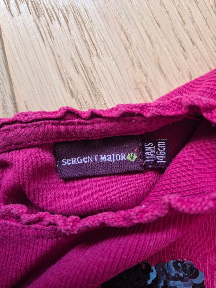 Tshirt 11 ans Sergent Major, TBE 🩷 - photo numéro 3