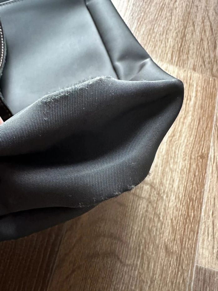 Sac longchamp en nylon et cuir - photo numéro 5