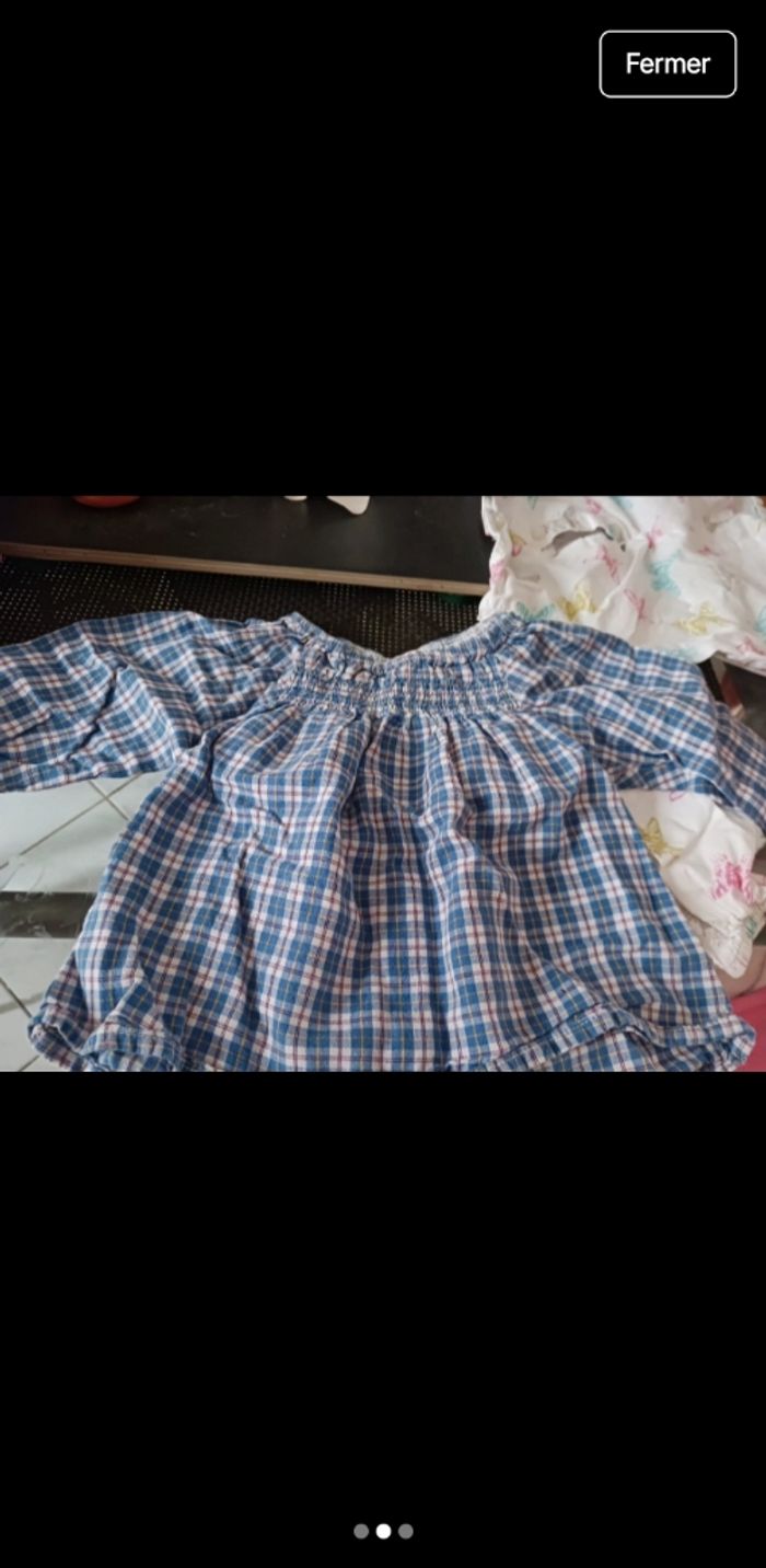 Lots Chemise manches longues taille 12 mois - photo numéro 2