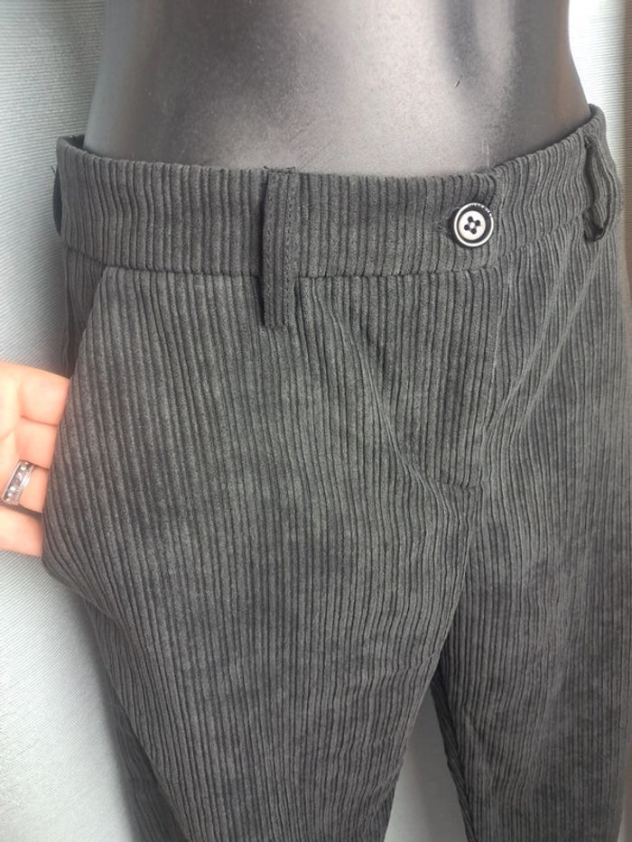 Impérial pantalon velour noir T 38 en tbe - photo numéro 3