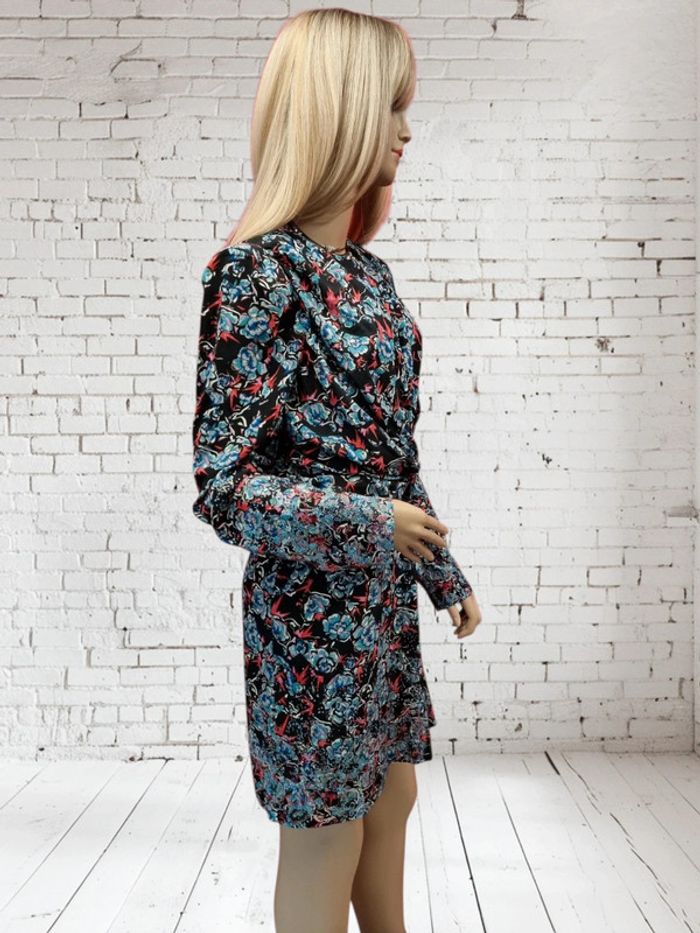 Zadig & Voltaire Robe Radar Thunder Strass Soie Noir * Taille L * - photo numéro 2