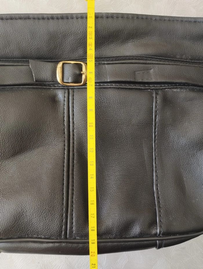 Sac à main vintage en croûte de cuir neuf - photo numéro 8