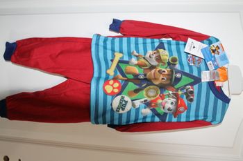 pyjama pat patrouille rouge 2 ans