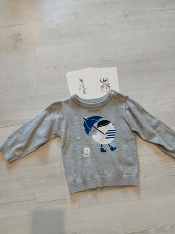 Superbe pull Catimini taille 18 mois neuf