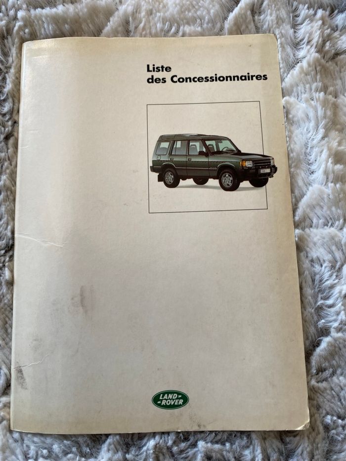 Carte de France vintage land rover - photo numéro 2