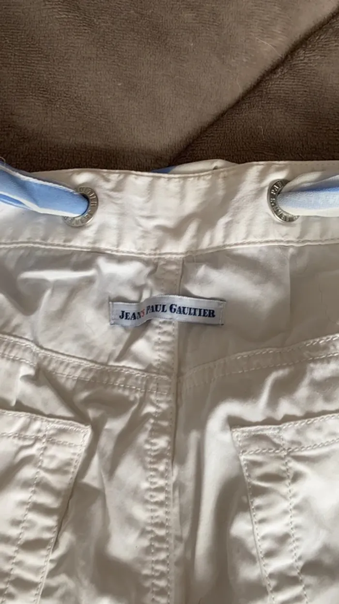 Pantalon blanc Jean Paul Gaultier - photo numéro 4