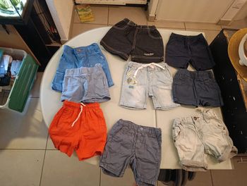 Lot de 9 shorts