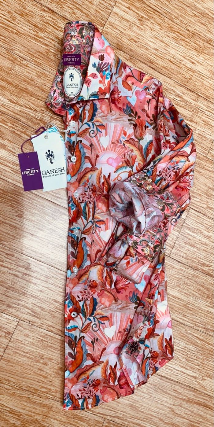 Chemise coton Liberty Ganesh - photo numéro 4