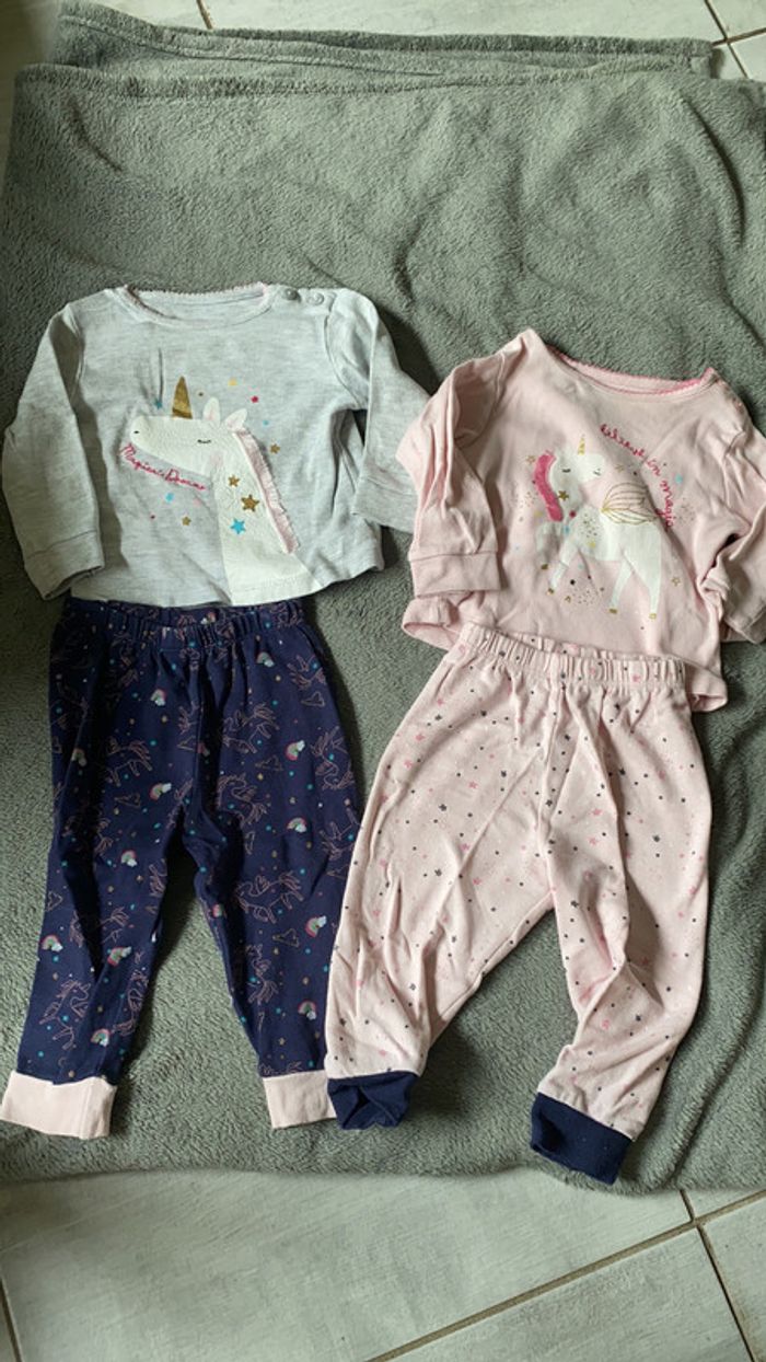 Lot de 2 pyjamas 2 pièces Primark