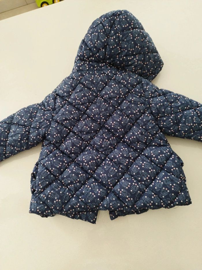 Manteau doudoune bébé fille 12 mois - photo numéro 4