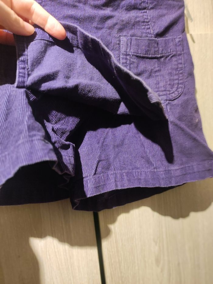 Jupe short velours violet 5 ans Verbaudet - photo numéro 5