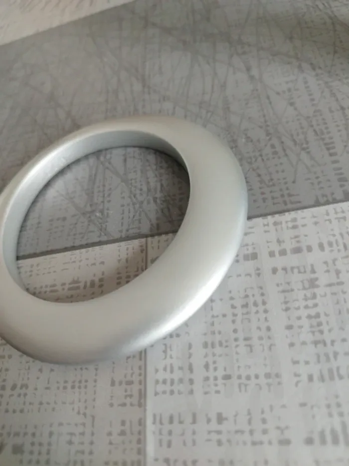 Superbe bracelet vintage CCB gris argenté - photo numéro 4