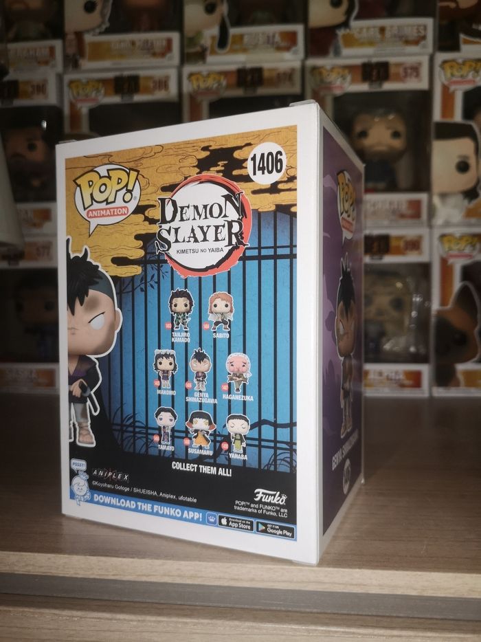 Funko pop Animation Demon Slayer 1406 Genya Shinazugawa - photo numéro 3