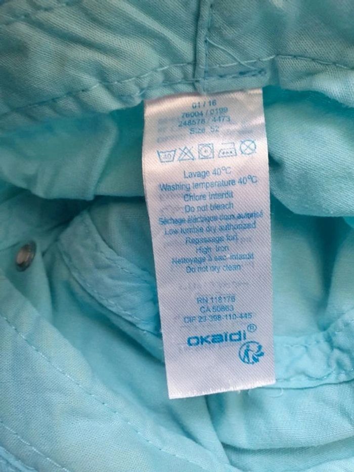 Chapeau bob turquoise Okaïdi taille 52 - photo numéro 6