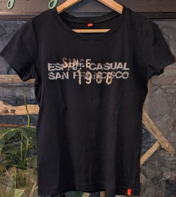 Tee shirt Femme Noir Esprit taille 38