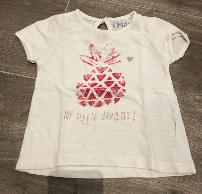 Teeshirt blanc Kimadi 12 mois